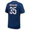 Officiële Voetbalshirt Paris Saint-Germain Lucas Beraldo 35 Thuis 2024-25 - Heren